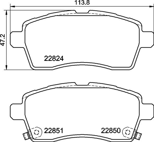 P79037 BREMBO Kit pastiglie freno, Freno a disco 