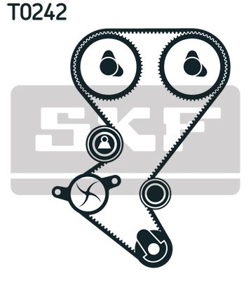 VKMA03218 SKF Kit cinghie dentate 