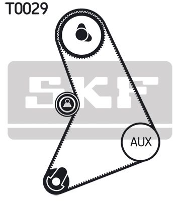 VKMA04001 SKF Kit cinghie dentate 