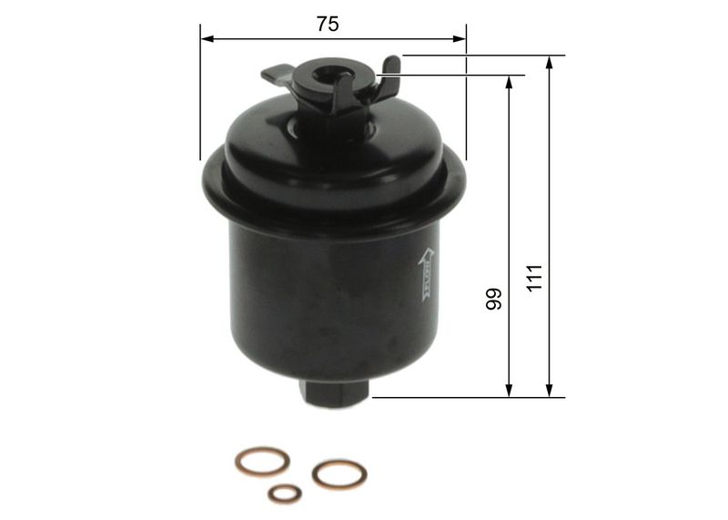 0450905916 BOSCH Filtro carburante 