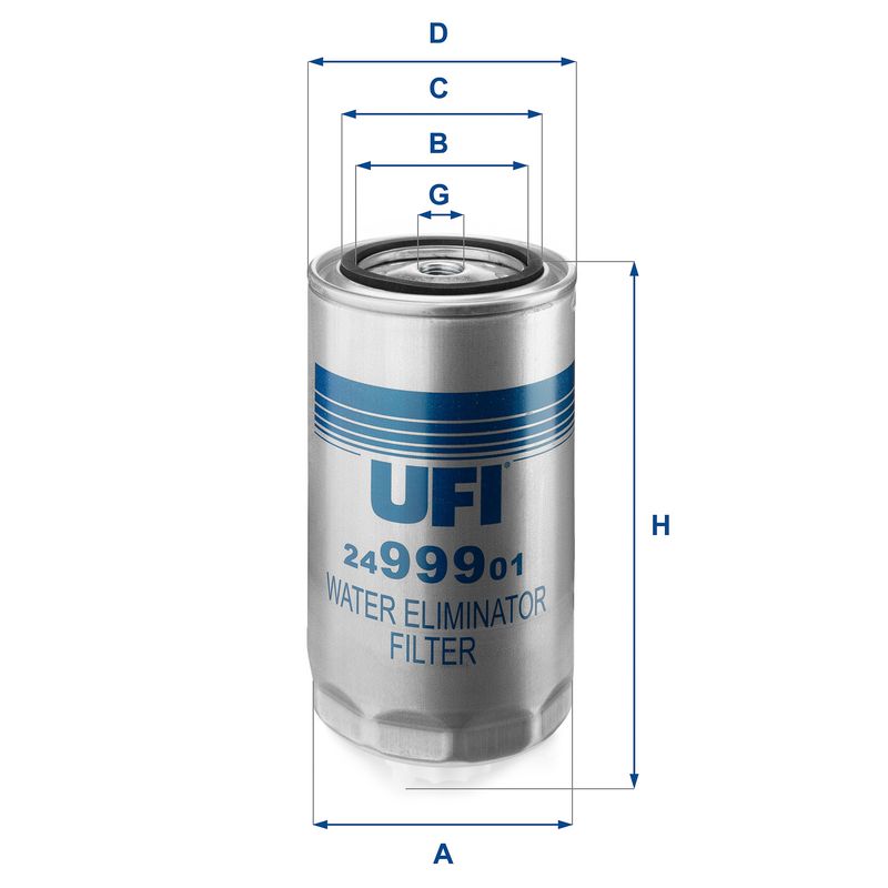 24.999.01 UFI Filtro carburante 