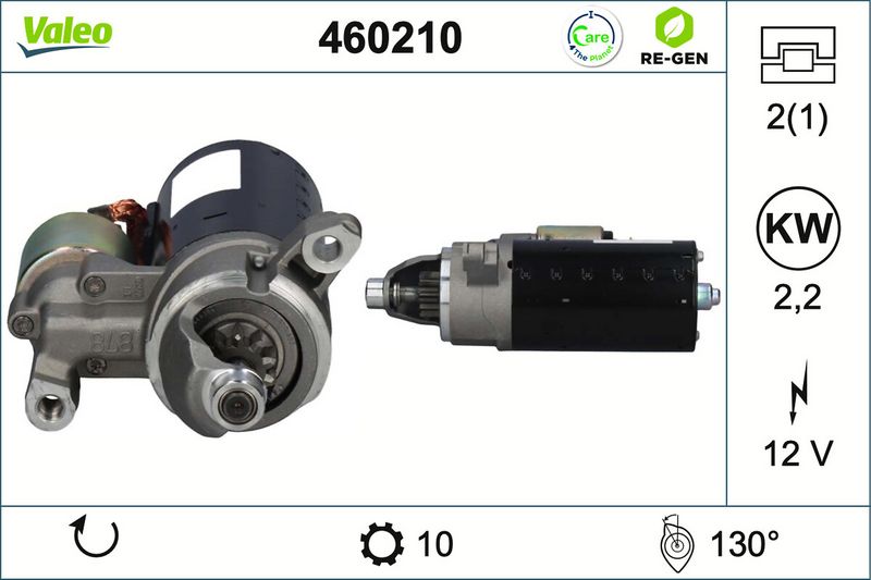 460210 VALEO Motorino d'avviamento 