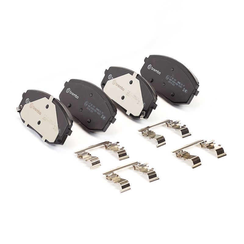 P30161 BREMBO Kit pastiglie freno, Freno a disco 