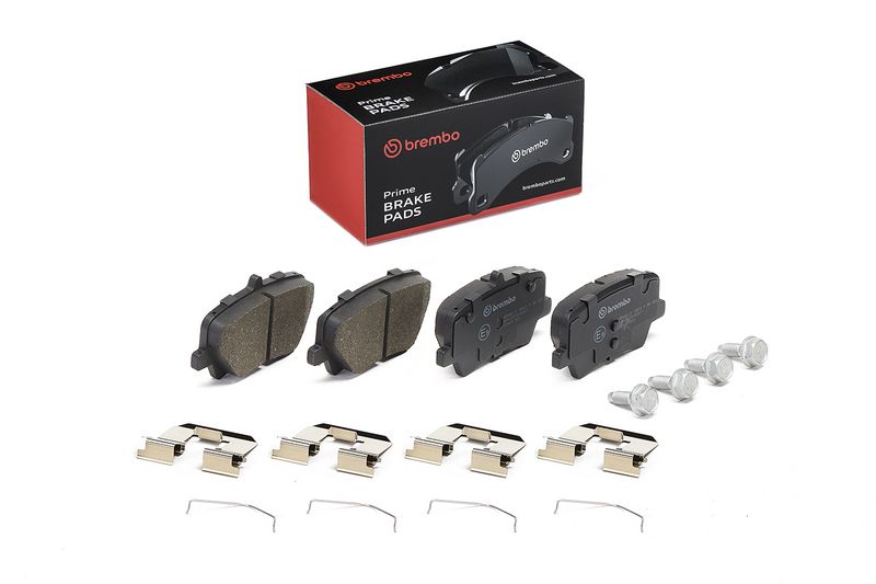 P86032 BREMBO Kit pastiglie freno, Freno a disco 