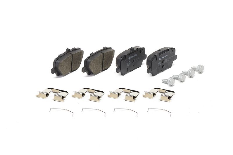 P86032 BREMBO Kit pastiglie freno, Freno a disco 