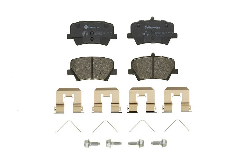 P86032 BREMBO Kit pastiglie freno, Freno a disco 