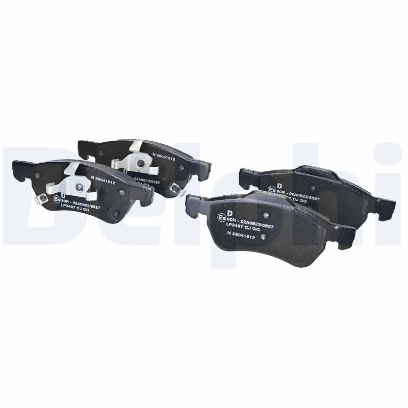 LP3487 DELPHI Kit pastiglie freno, Freno a disco 
