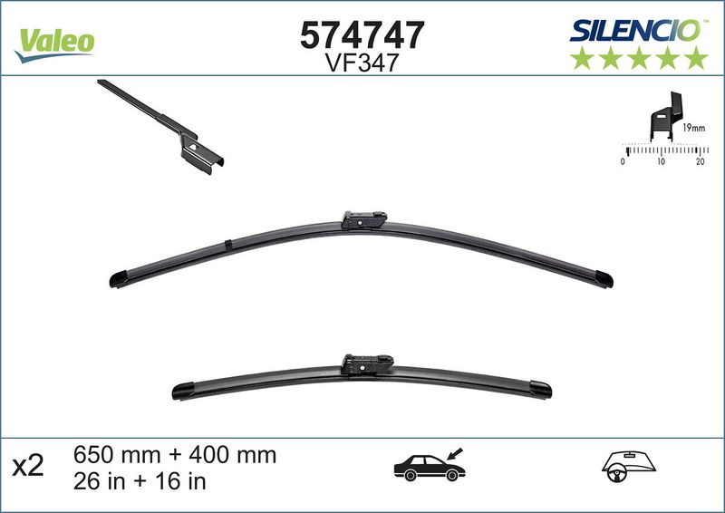 574747 VALEO Spazzola tergi 