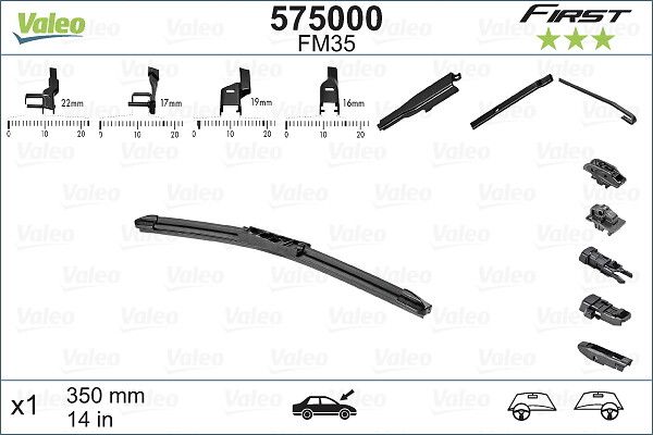 575000 VALEO Spazzola tergi 