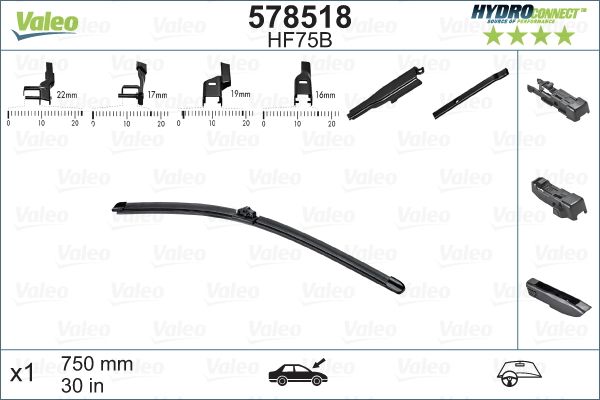 578518 VALEO Spazzola tergi 