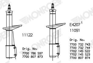 11091 MONROE Ammortizzatore 