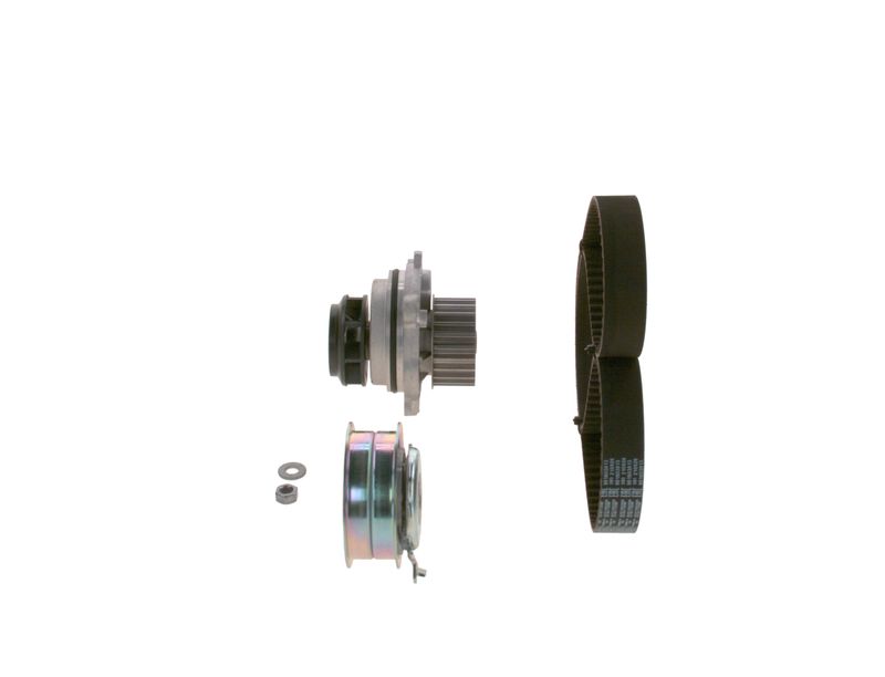 1987946391 BOSCH Pompa acqua + Kit cinghie dentate 