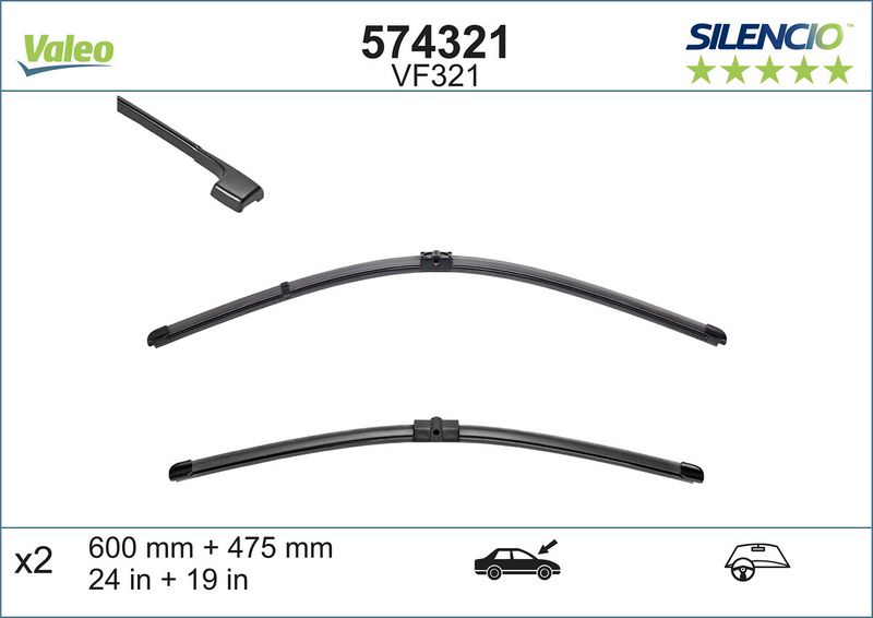 574321 VALEO Spazzola tergi 