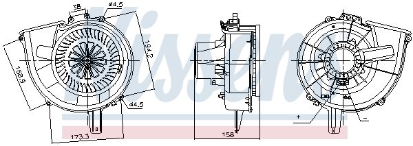 87812 NISSENS Ventilatore abitacolo 