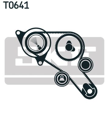 VKMA07405 SKF Kit cinghie dentate 