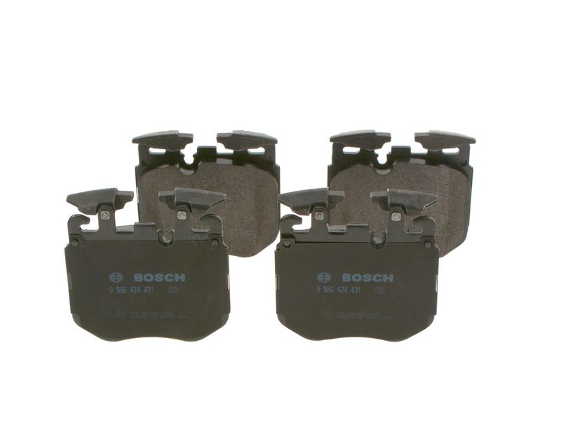 0986424431 BOSCH Kit pastiglie freno, Freno a disco 