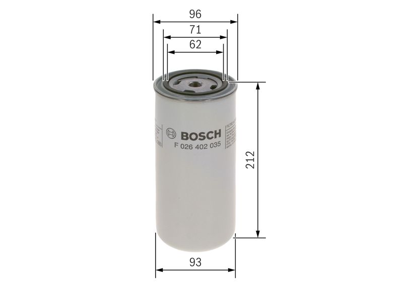 F026402035 BOSCH Filtro carburante 