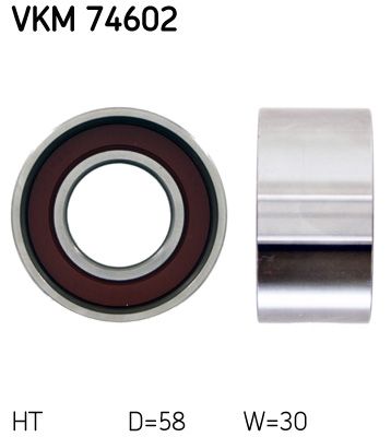 VKM 74602 SKF Rullo tenditore, Cinghia dentata 
