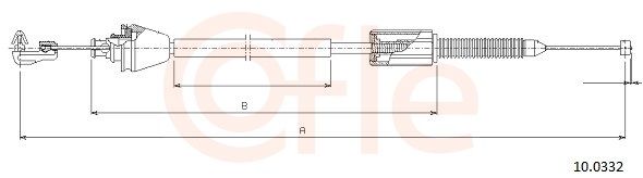 10.0332 COFLE Cavo acceleratore 