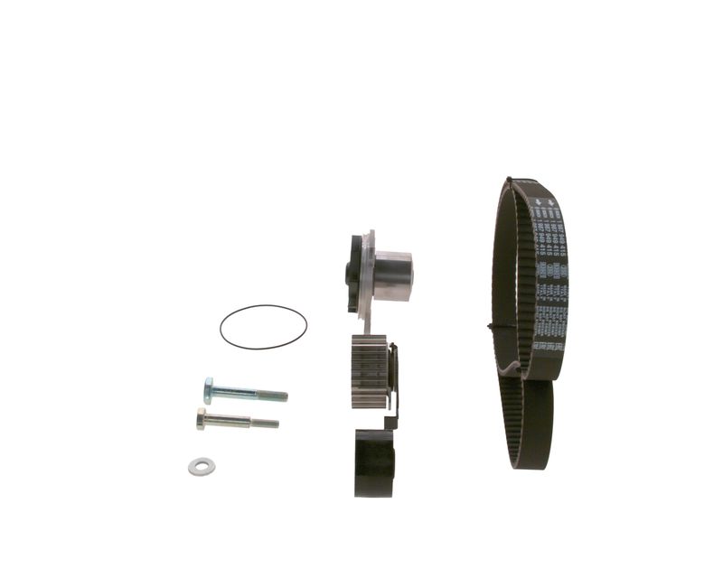 1987946986 BOSCH Pompa acqua + Kit cinghie dentate 