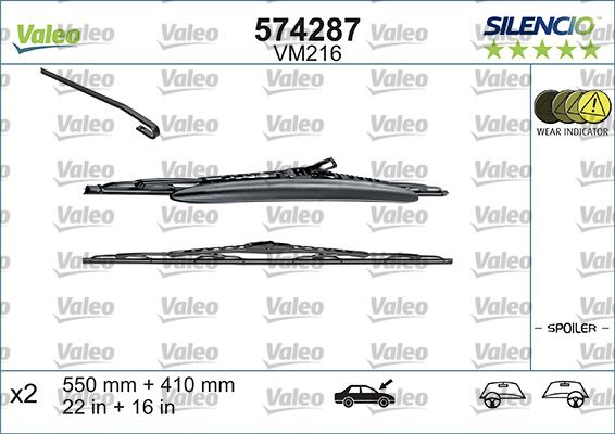 574287 VALEO Spazzola tergi 