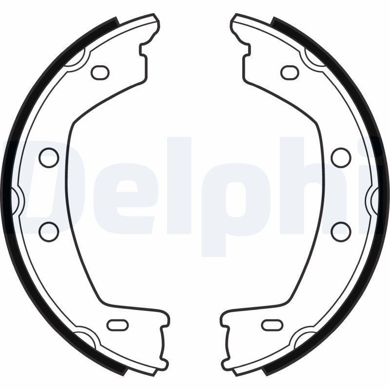 LS2030 DELPHI Kit ganasce, Freno stazionamento 