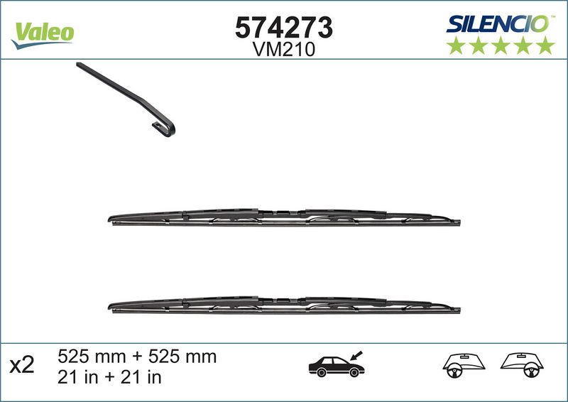 574273 VALEO Spazzola tergi 