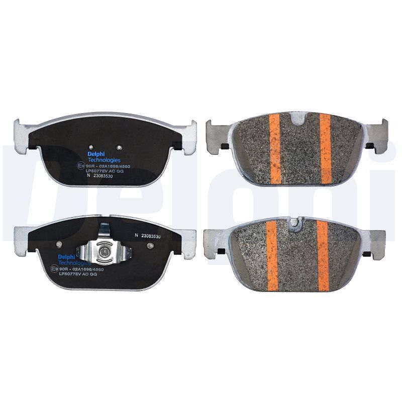 LP5077EV DELPHI Kit pastiglie freno, Freno a disco 