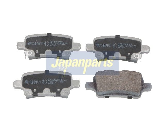 PP-0406AF JAPANPARTS Kit pastiglie freno, Freno a disco 