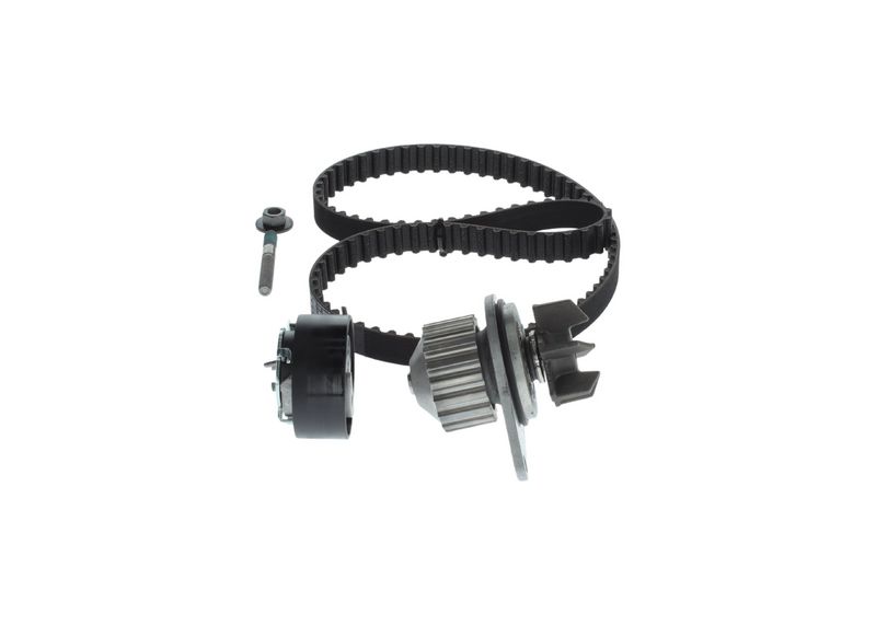 1987945323 BOSCH Pompa acqua + Kit cinghie dentate 