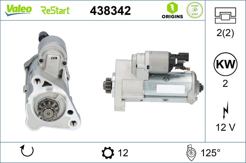 438342 VALEO Motorino d'avviamento 