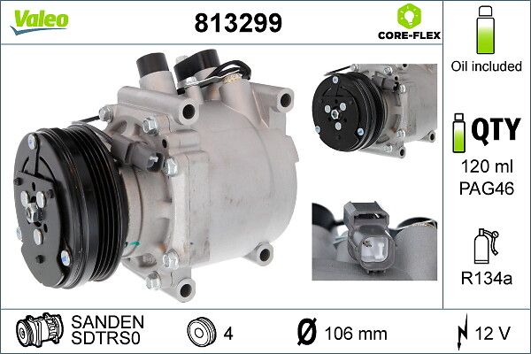 813299 VALEO Compressore, climatizzatore 
