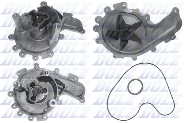 F214 DOLZ Pompa dell’acqua, raffreddamento motore 