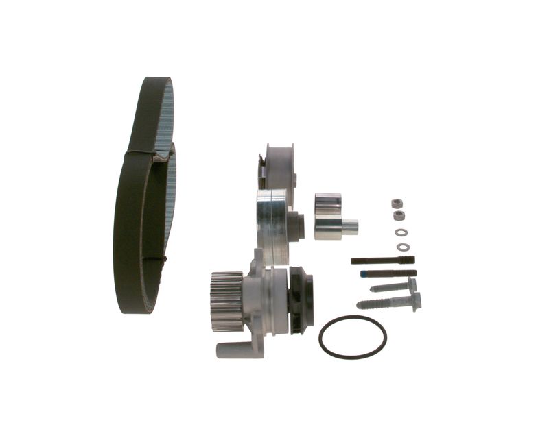 1987946997 BOSCH Pompa acqua + Kit cinghie dentate 