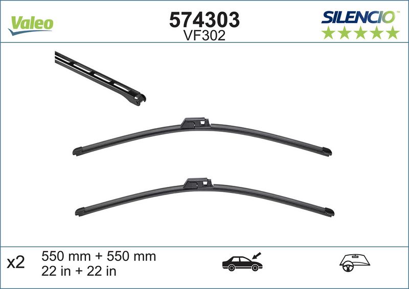 574303 VALEO Spazzola tergi 