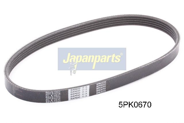DV-5PK0670 JAPANPARTS Cinghia Poly-V 