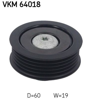 VKM 64018 SKF Galoppino/Guidacinghia, Cinghia Poly-V 