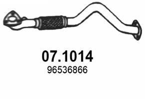 07.1014 ASSO Tubo gas scarico 