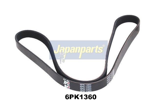 DV-6PK1360 JAPANPARTS Cinghia Poly-V 