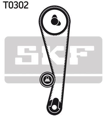 VKMA96214 SKF Kit cinghie dentate 