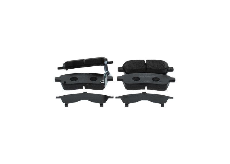 0986460075 BOSCH Kit pastiglie freno, Freno a disco 