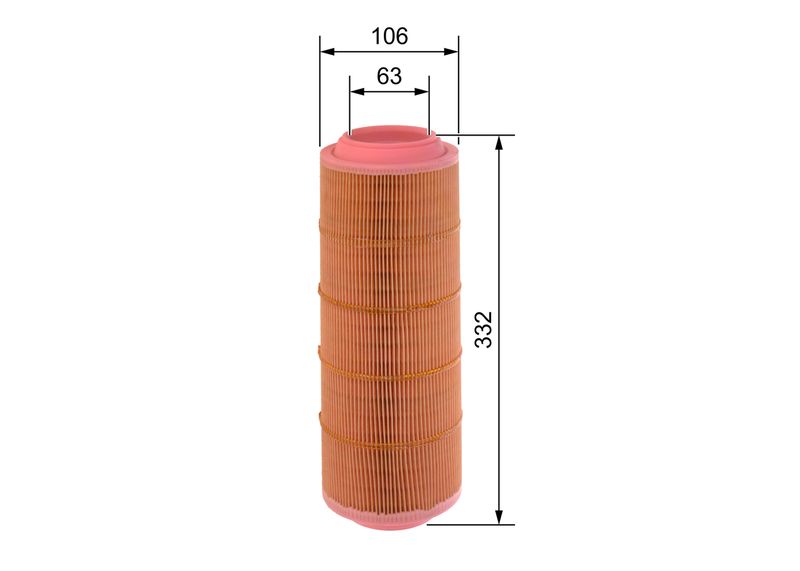 1457433069 BOSCH Filtro aria 