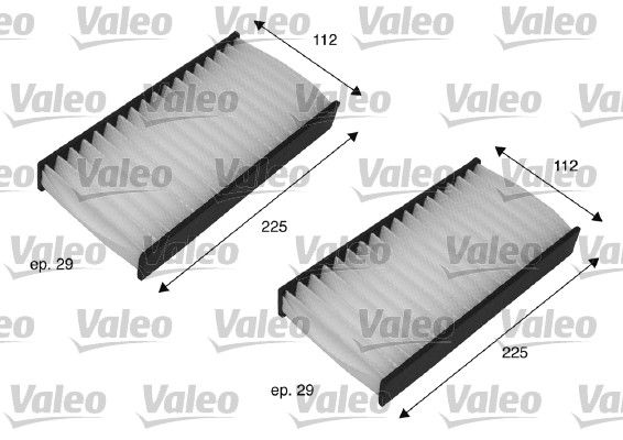 698735 VALEO Filtro, Aria abitacolo 
