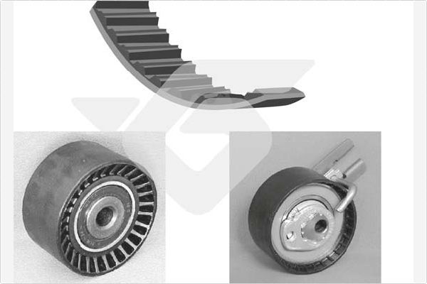 KH165 HUTCHINSON Kit cinghie dentate 