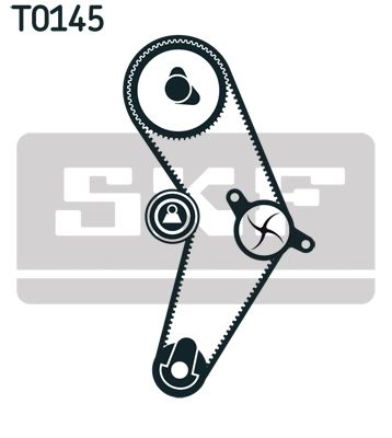 VKMC 02206 SKF Pompa acqua + Kit cinghie dentate 