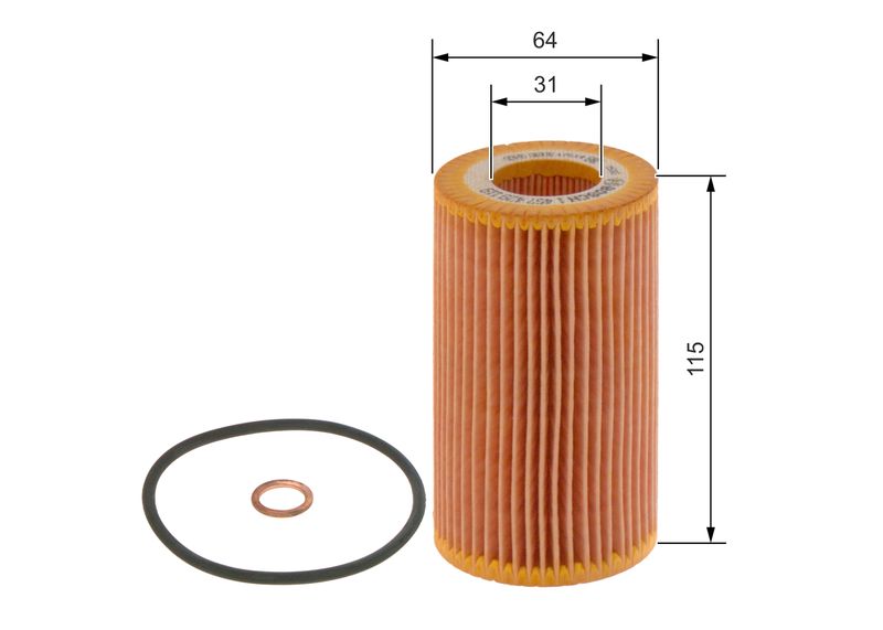 1457429119 BOSCH Filtro olio 