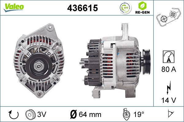 436615 VALEO Alternatore 
