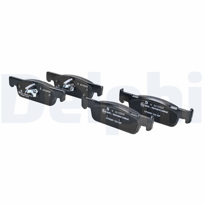 LP3387 DELPHI Kit pastiglie freno, Freno a disco 