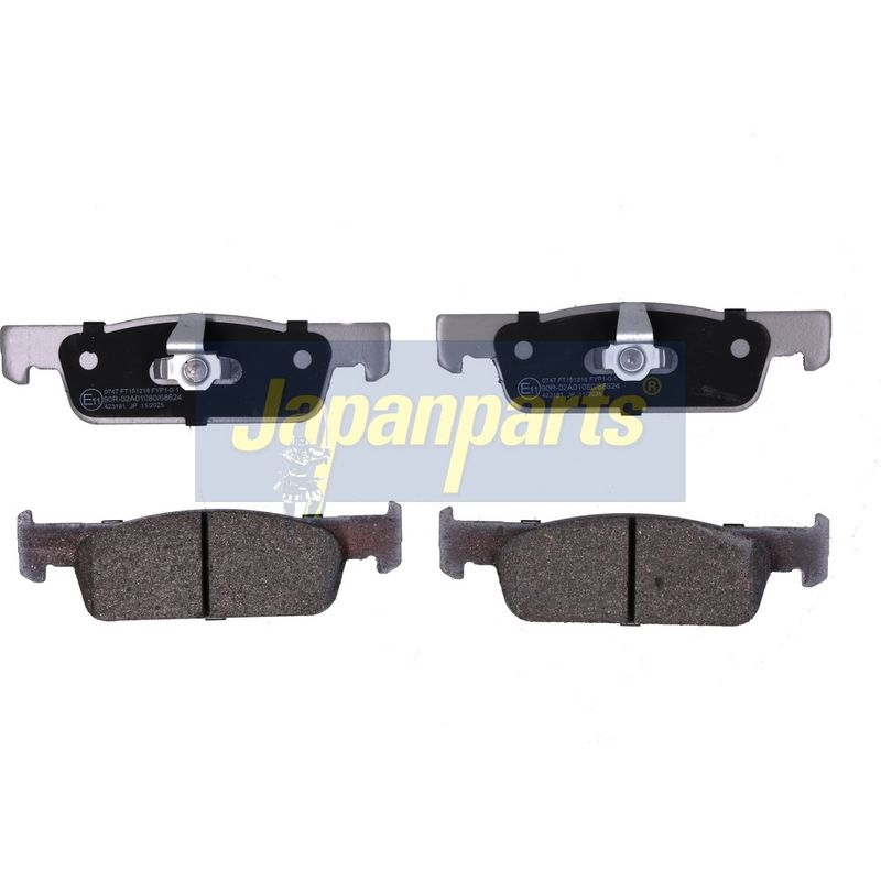 PA-0747AF JAPANPARTS Kit pastiglie freno, Freno a disco 