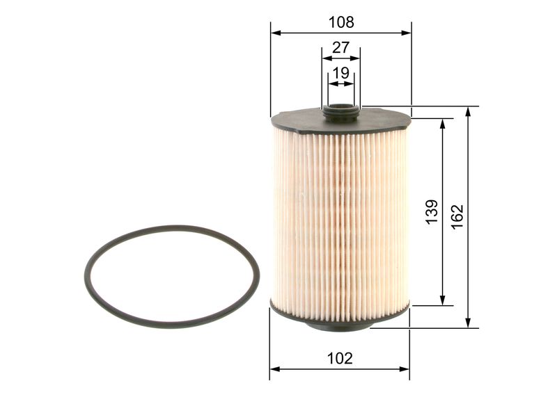 F026402268 BOSCH Filtro carburante 